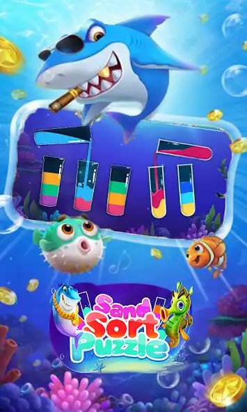 Play Fish Puzzle Color Water Sortin as an online game Fish Puzzle Color Water Sortin with UptoPlay