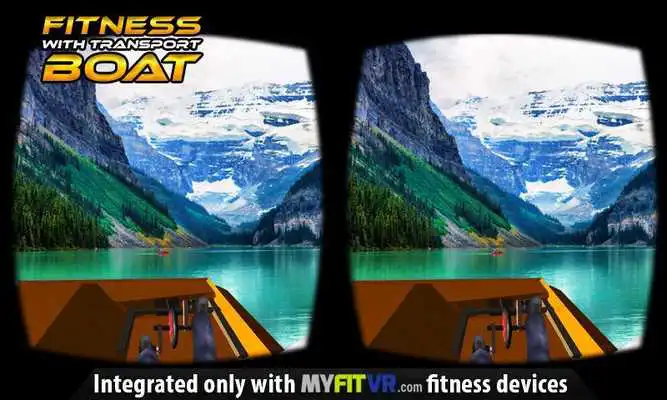 Play Fitness with Transport Boat VR