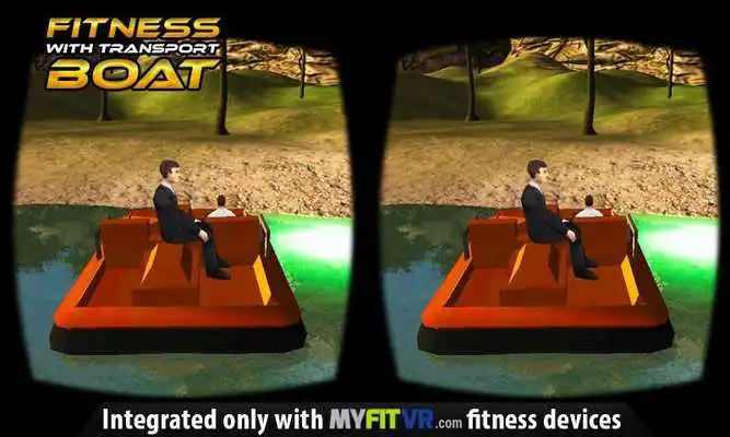 Play Fitness with Transport Boat VR