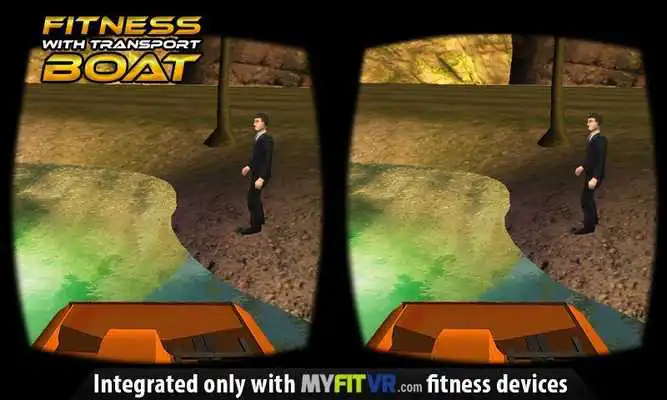 Play Fitness with Transport Boat VR