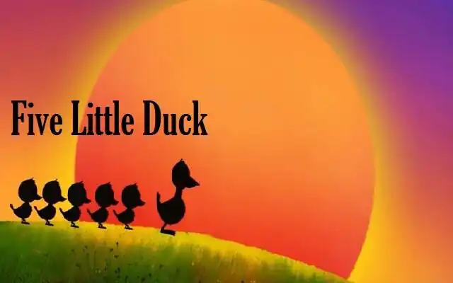 Play Five Little Ducks Kids Poem as an online game Five Little Ducks Kids Poem with UptoPlay