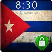 Free play online Flag of Cuba Lock Screen  Wallpaper APK