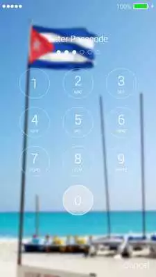 Play Flag of Cuba Lock Screen  Wallpaper