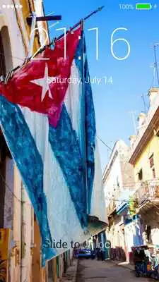 Play Flag of Cuba Lock Screen  Wallpaper