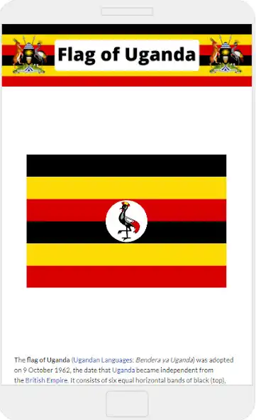 Play Flag of Uganda  and enjoy Flag of Uganda with UptoPlay