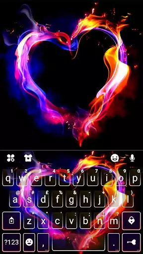 Play Flamingheart Keyboard Theme