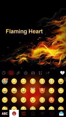 Play Flamingheart Keyboard Theme