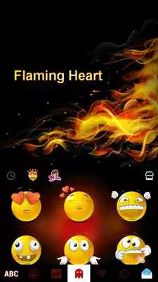 Play Flamingheart Keyboard Theme