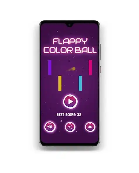 Play Flappy Color Ball  and enjoy Flappy Color Ball with UptoPlay