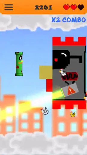 Play FLAPPY TUBE REVENGE as an online game FLAPPY TUBE REVENGE with UptoPlay