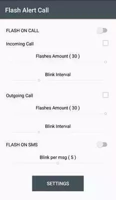 Play Flash Alert Call