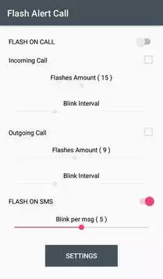 Play Flash Alert Call