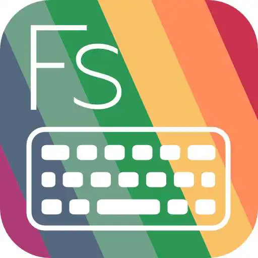 Free play online Flat Style Colored Keyboard  APK