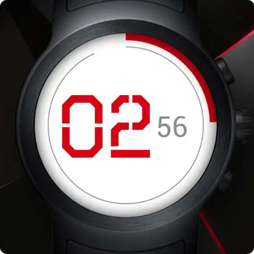 Run free android online Flat Watch Face & Clock Live Wallpaper APK