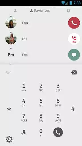 Play Flat White Phone Dialer Theme