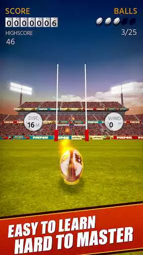 Play Flick Kick Rugby Kickoff  and enjoy Flick Kick Rugby Kickoff with UptoPlay