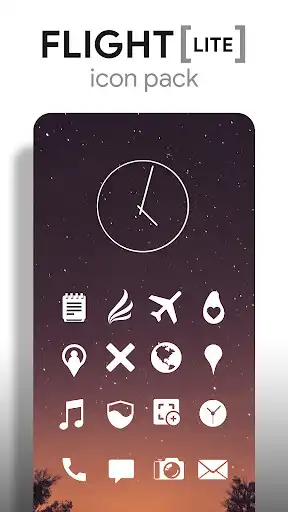 Play Flight Lite - Minimalist Icons as an online game Flight Lite - Minimalist Icons with UptoPlay