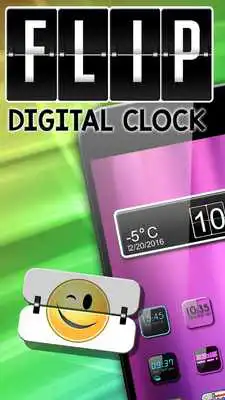 Play Flip Clock Widget  and enjoy Flip Clock Widget with UptoPlay