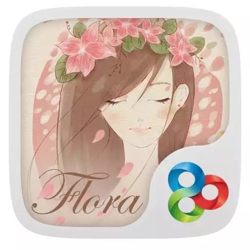 Free play online Flora GO Launcher Theme  APK