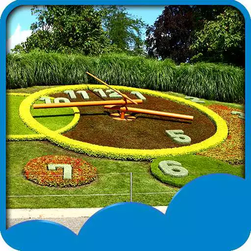 Free play online Flower Clock Live Wallpapers  APK