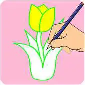 Free play online Flower coloring book for kids APK