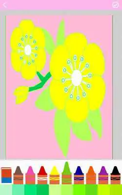 Play Flower coloring book for kids