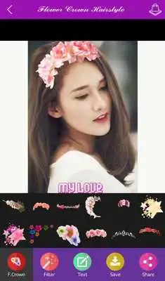 Play Flower Crown Hairstyle