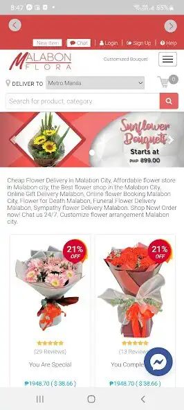 Play Flower Delivery Malabon  city  and enjoy Flower Delivery Malabon  city with UptoPlay