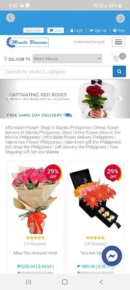 Play Flower Delivery Manila city as an online game Flower Delivery Manila city with UptoPlay