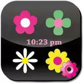 Free play online Flower Flow! Clock Plugin APK