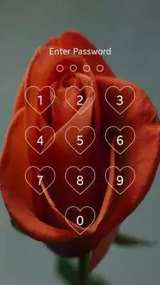 Play Flower Keypad Lock Screen