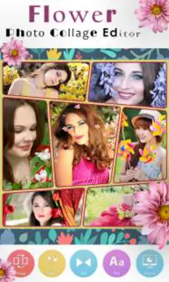 Play Flower Photo Collage Frames