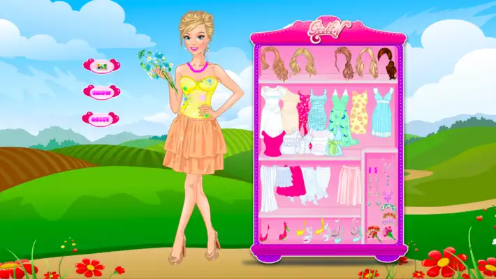 Play Flower Princess Dress Up