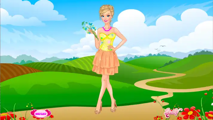 Play Flower Princess Dress Up