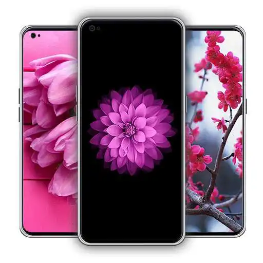 Play Flowers Clock Wallpaper APK