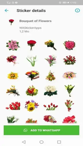 Play Flowers Stickers