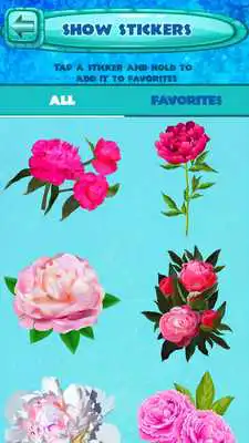 Play Flowers Stickers