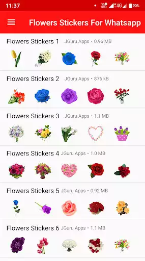 Play Flower Stickers For Whatsapp WAStickerApps as an online game Flower Stickers For Whatsapp WAStickerApps with UptoPlay