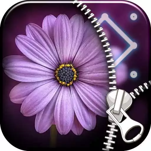 Free play online Flowers Zipper Lock Screen  APK