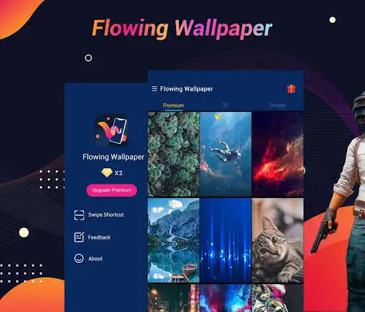 Play Flowing Wallpaper Pro - 3D Live & 4K HD Wallpapers as an online game Flowing Wallpaper Pro - 3D Live & 4K HD Wallpapers with UptoPlay