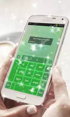 Play Fluorescent green Keyboard