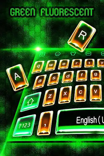 Play Fluorescent Green Keyboard Theme  and enjoy Fluorescent Green Keyboard Theme with UptoPlay