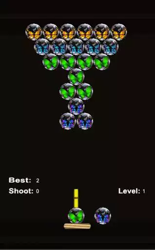 Play Fly Bubble Shooter as an online game Fly Bubble Shooter with UptoPlay