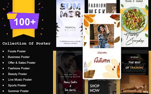 Play Flyer Maker- Create Posters  and enjoy Flyer Maker- Create Posters with UptoPlay