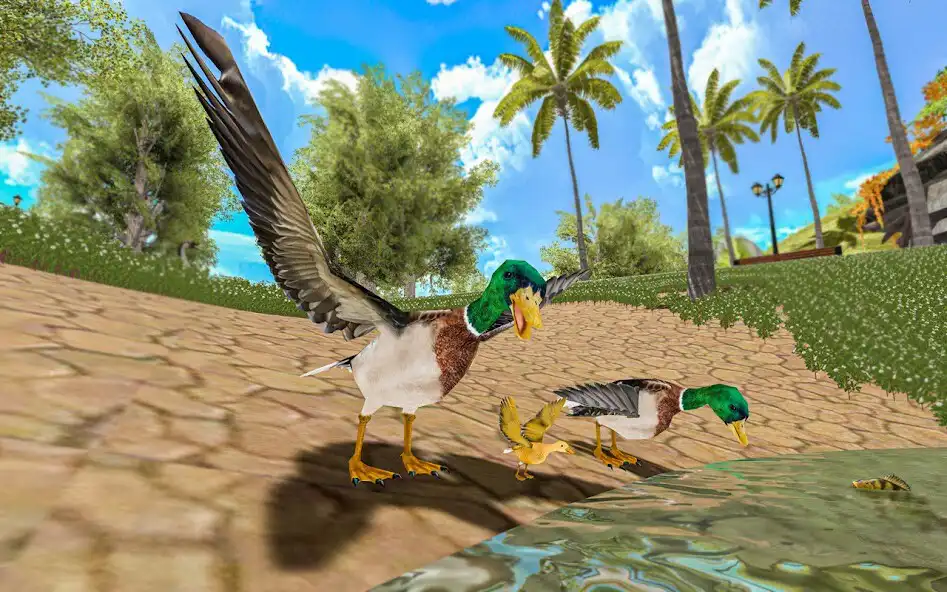 Play Flying Bird Duck Life Games as an online game Flying Bird Duck Life Games with UptoPlay