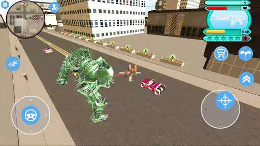 Play Flying Dragon Robot Transform Vice Town  and enjoy Flying Dragon Robot Transform Vice Town with UptoPlay