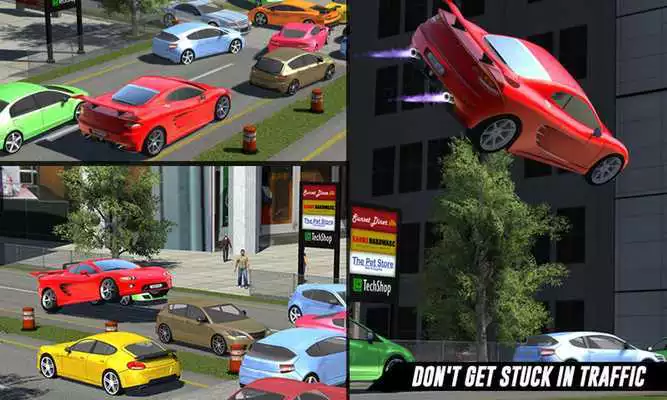 Play Flying Future Autopilot Car 3D