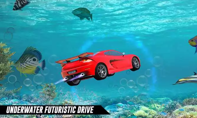 Play Flying Future Autopilot Car 3D