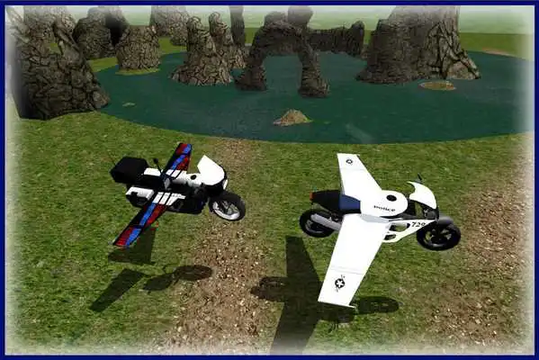 Play Flying Police Bike Simulator