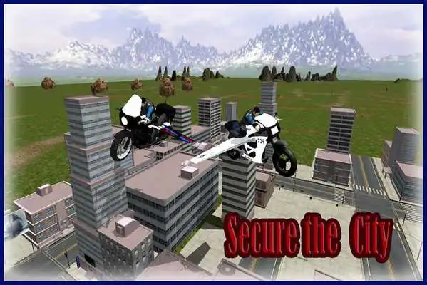 Play Flying Police Bike Simulator